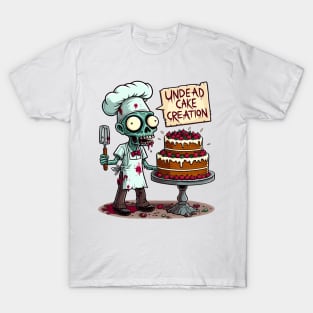 Undead Cake creation - Zombie Baker T-Shirt